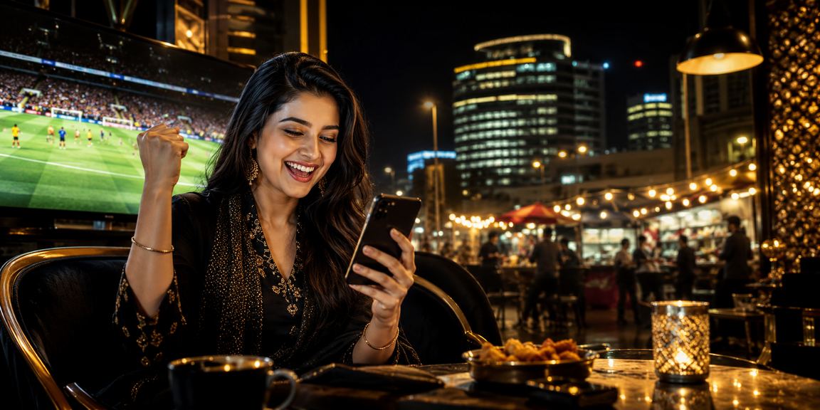 চট্টগ্রামের নাইট মার্কেটে মোবাইল পেমেন্ট করছেন একজন ব্যবহারকারী
