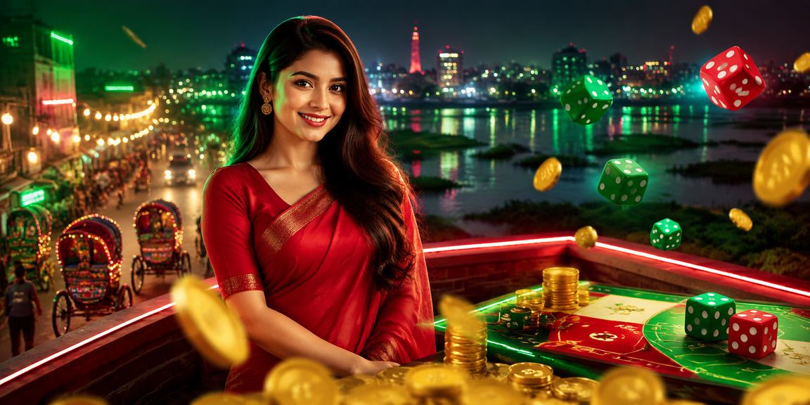 ঢাকায় লাল-সবুজের আবহে ডাইস গেম উপভোগ করছেন বাংলাদেশি গেমার